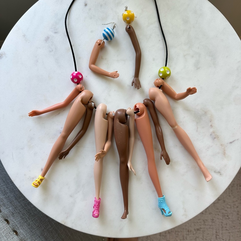 Weird Barbie Jewelry Set